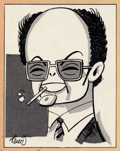 Caricatura del Ibáñez realitzada per Tran Caricatura del Ibáñez realitzada per Tran